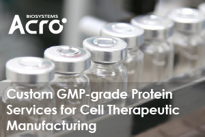 Custom GMP-grade Protein Services for Cell Therapeutic Manufacturing