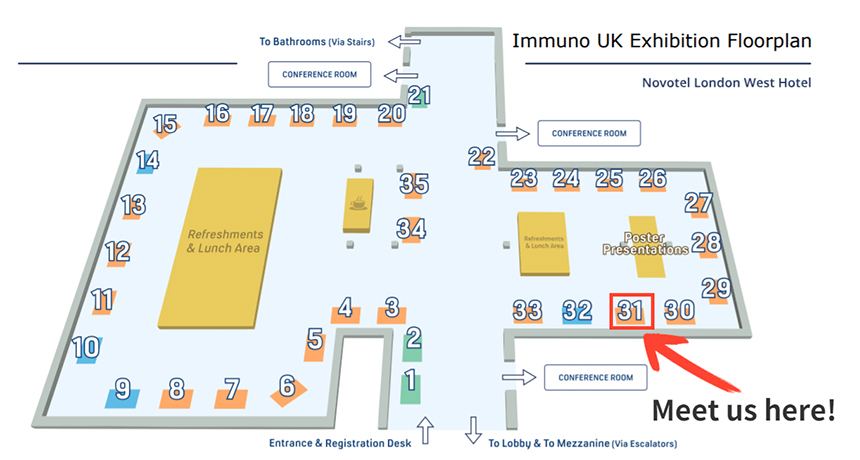 ACROBiosystems will be presenting our products and services at the Immuno UK Exhibition.